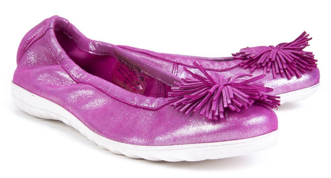 Baleriny Caprice 9-22116-22 598 Pink Glitter