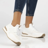 Sneakersy Rieker M6651-80 białe