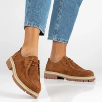 Leather shoes Filippo DP7497/26 BR red