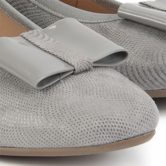 Czółenka Bioeco by ARKA BI 5171 811+387 szare