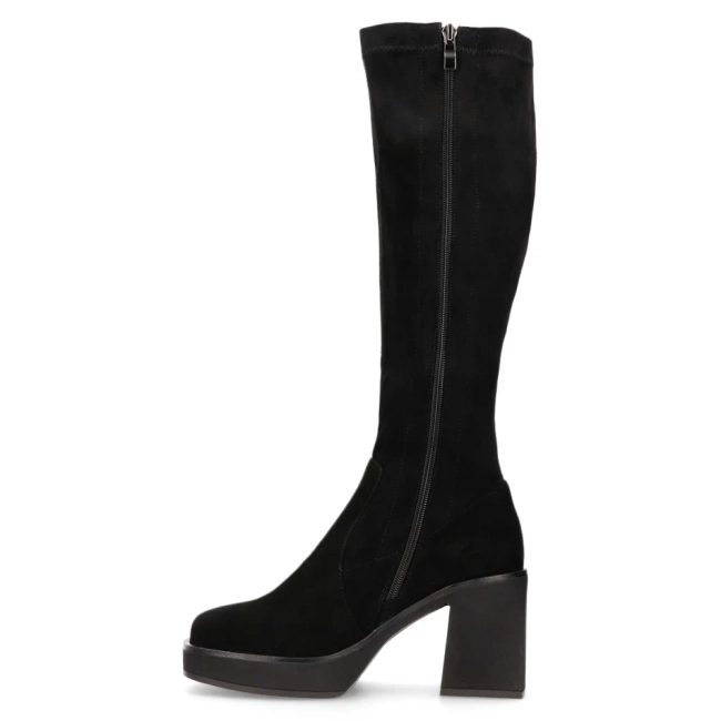 Leather boots Filippo DKZ6645/24 BK black