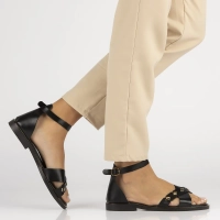 Leather sandals Filippo 40378 black