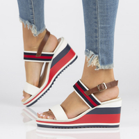 Wedge sandal Filippo DS2094/21 WH NV white