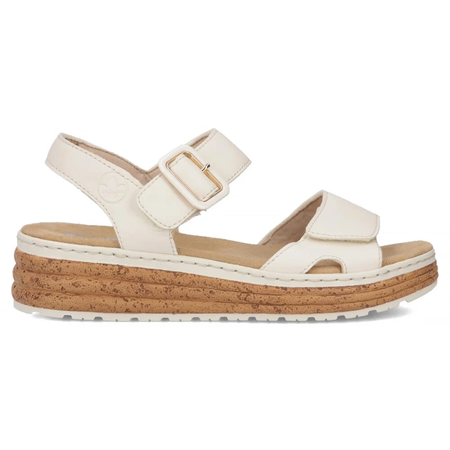 Sandals Rieker 62760-60 beige