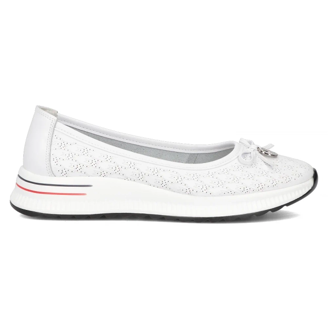 Leather shoes Filippo DP6718/25 WH white