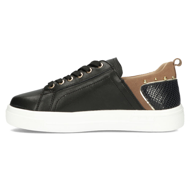 Skórzane półbuty Filippo DP4688/23 BK czarne