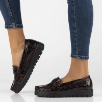 Leather loafers Filippo DP3334/24 BG burgundy