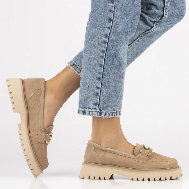 Leather shoes Filippo DP4916/23 BE beige