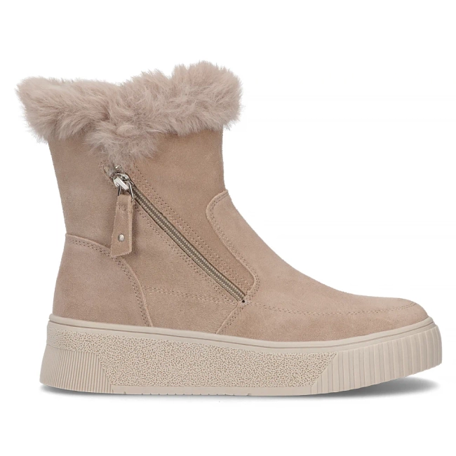 Leather ankle boots DBT6484/24 BE beige