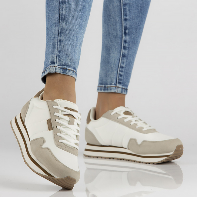 Sneakersy Filippo DP2111/22 WH białe