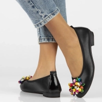 Leather shoes Filippo DP6159/24 BK black