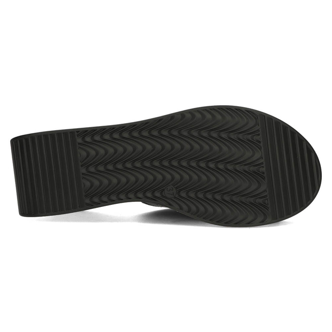 Leather slippers Filippo DK3614/22 BK black