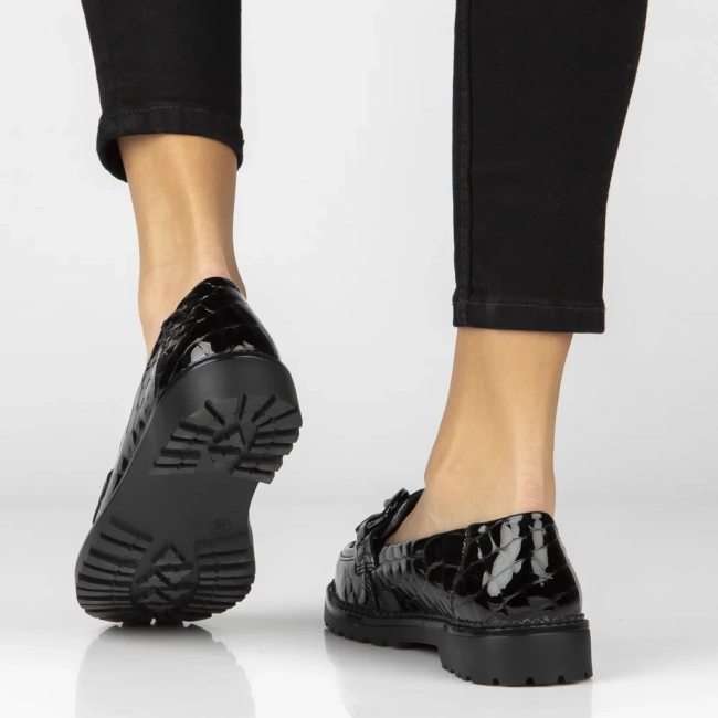Leather shoes Filippo DP8325/26 BK black