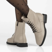 Leather ankle boots Filippo DBT7222/25 BE beige