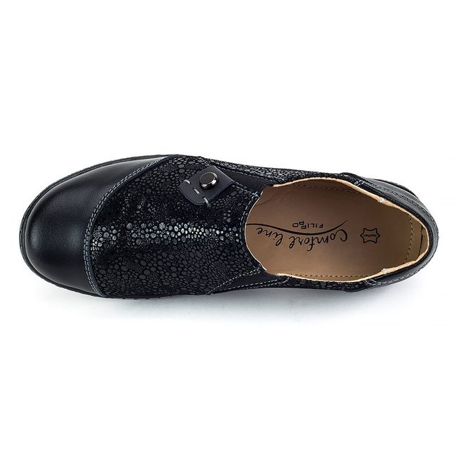 Półbuty Filippo DP285/18 BK Black