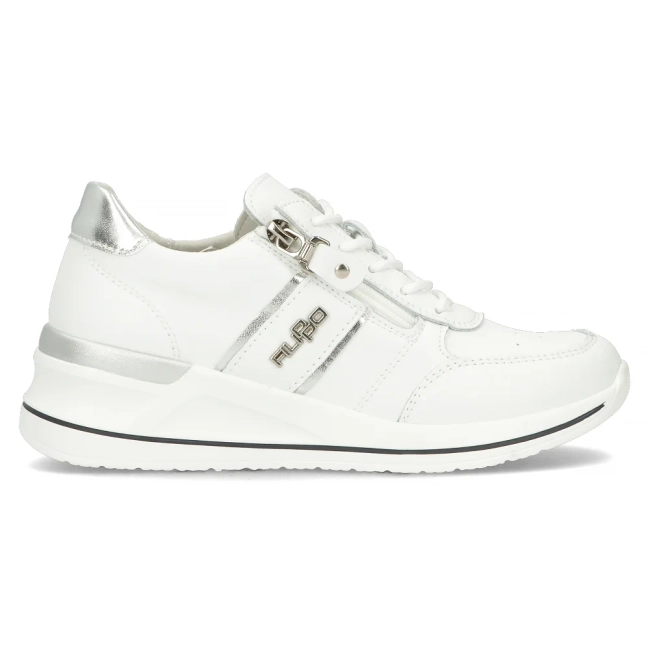 Leather Sneakers Filippo DP6083/24 WH white