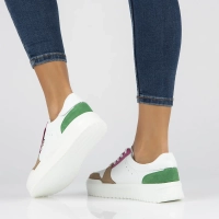 Leather shoes Filippo DP6111/24 WH FH white