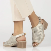 Leather sandals Filippo DS4475/24 GO gold