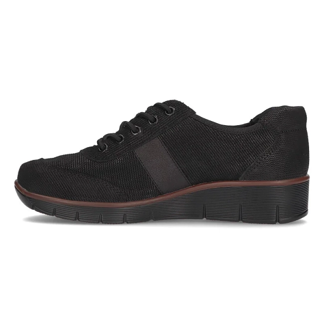 Leather shoes Filippo DP028/23 BK black