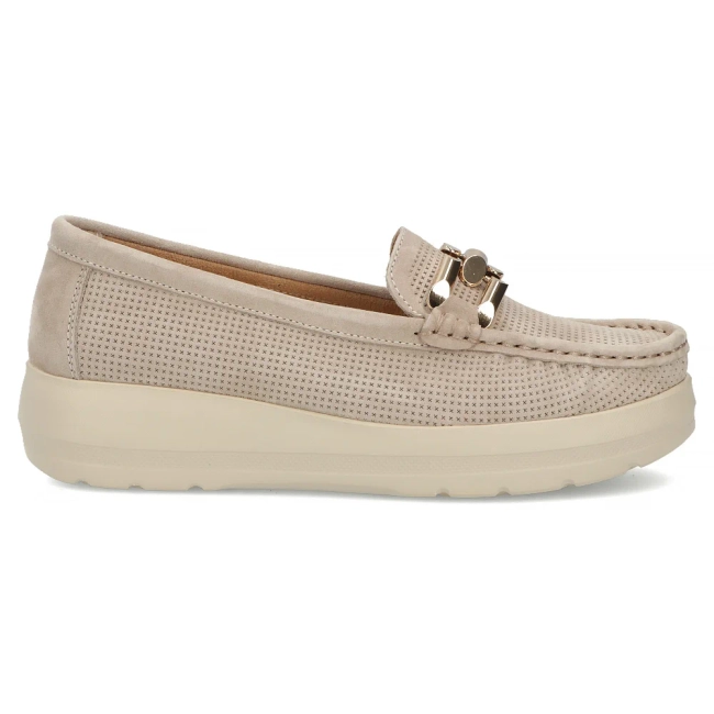Leather sneakers Filippo DP7652/26 BE beige