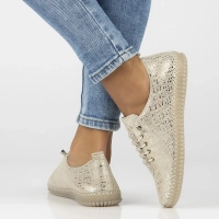 Leather shoes Filippo DP6140/25 GO gold