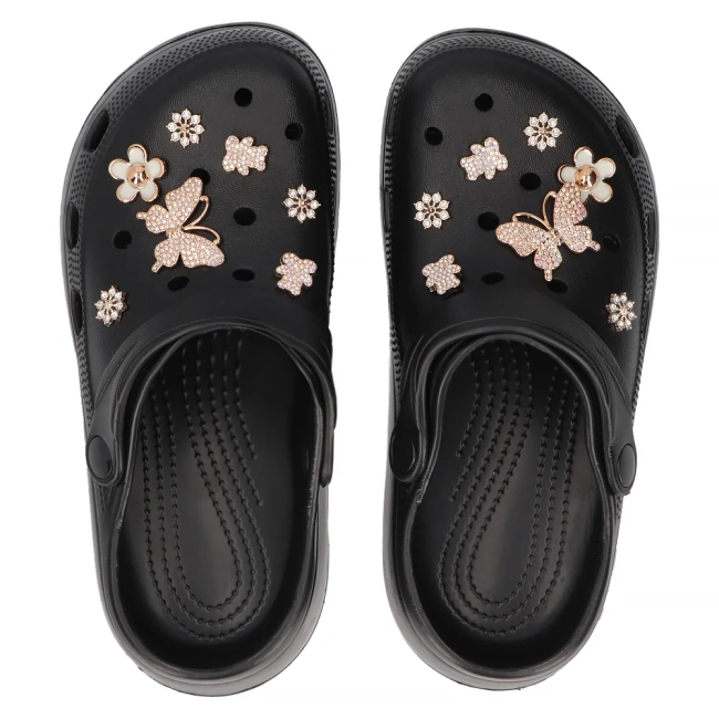 Klapki Filippo DK6690/24 BK czarne