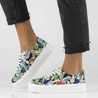 Leather shoes Filippo DP6115/24 MLT multicolor