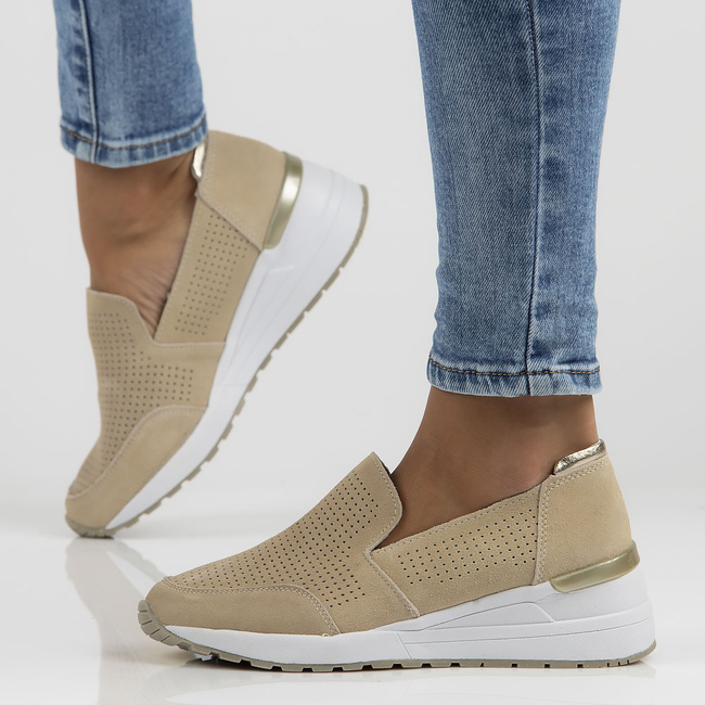 Leather shoes Filippo DP3537/22 BE beige