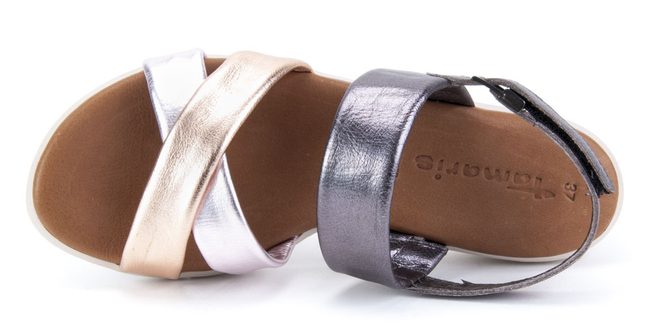 Sandals Tamaris 1-28710-20 966 Pewter Comb