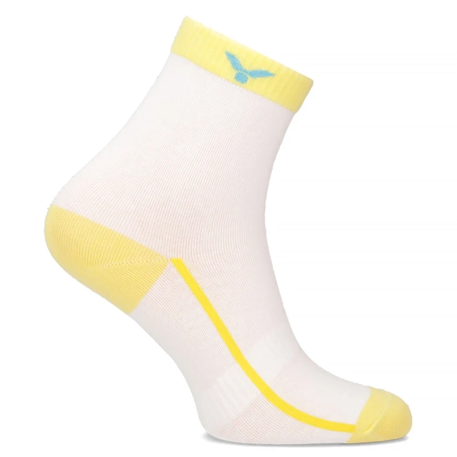Women's Socks SK00050 white yellow