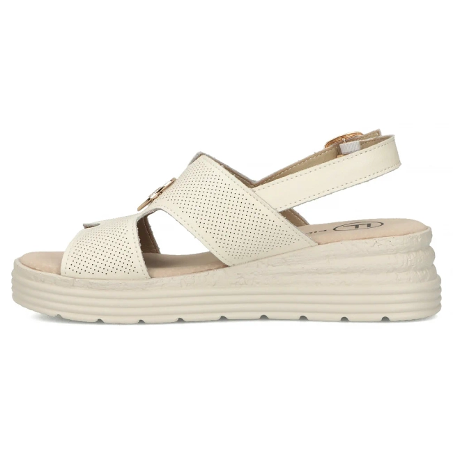 Leather sandals Filippo DS6712/25 BE beige