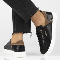 Skórzane półbuty Filippo DP4688/23 BK czarne