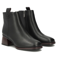 Leather ankle boots Filippo DBT8125/26 BK BG black