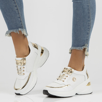 Leather Sneakers Filippo DP3655/22 WH white