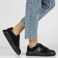 Leather shoes Filippo DP4587/23 BK black