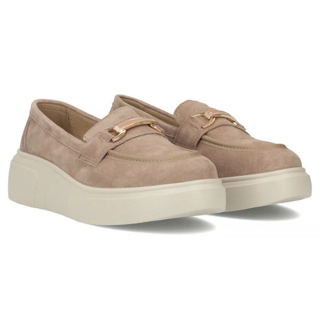 Leather shoes Filippo DP6809/25 BE beige