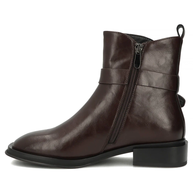 Skórzane botki Filippo DBT8152/26 D BR brązowe