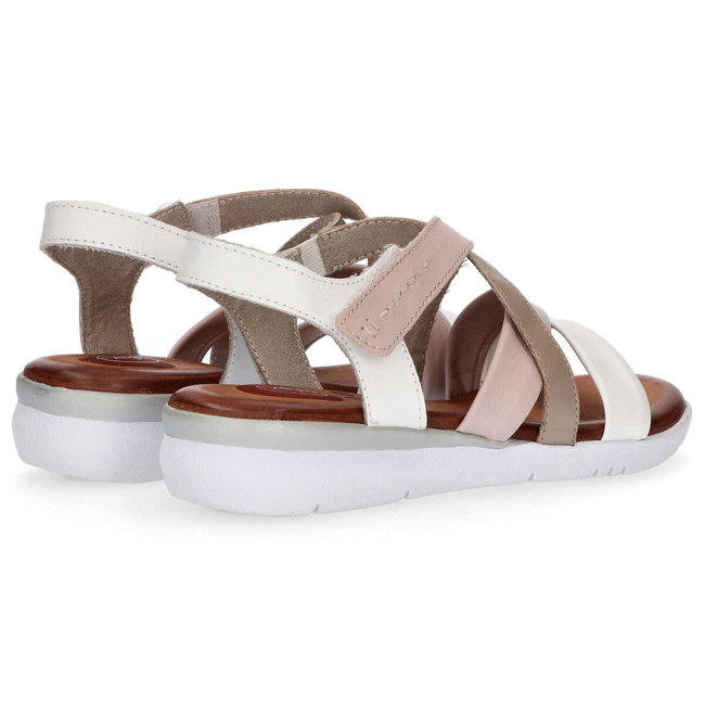 Sandały Jana 8-28205-24 197 White Comb