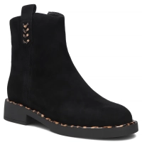 Leather ankle boots Filippo DBT8159/26 BK LEO black