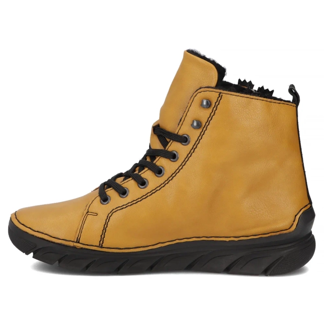 Ankle boots Rieker 55024-68 yellow