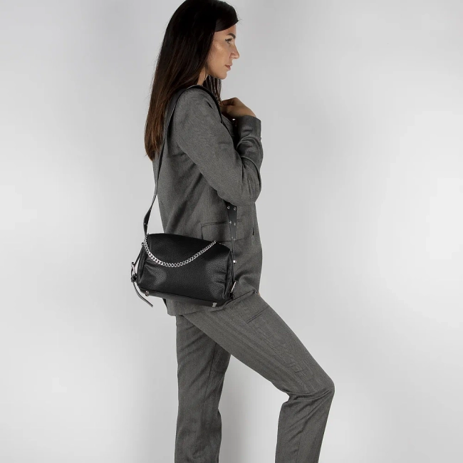 Black handbag motolux