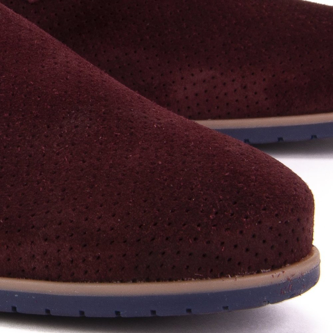 Shoes Filippo 731 Burgundy velor perforation