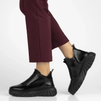 Leather ankle boots Filippo DBT7426/25 BK black