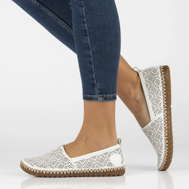 Leather Shoes Filippo M2851-80 white