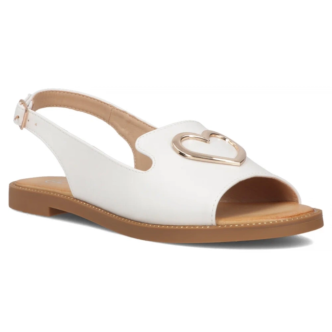 Sandały Filippo DS6926/25 WH białe