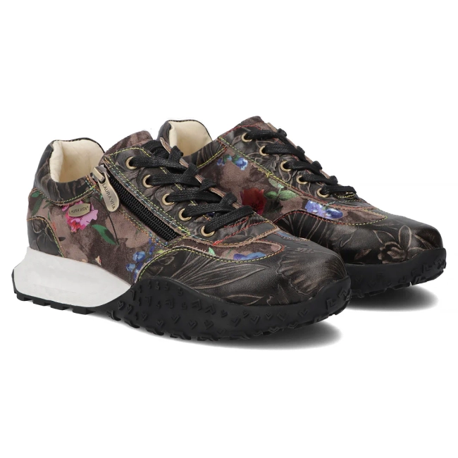 Skórzane sneakersy Laura Vita evitao 97 czarne