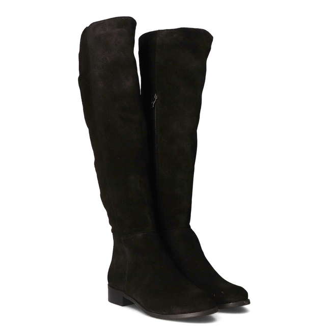 Leather boots Filippo 4062-001-02-5 black velor