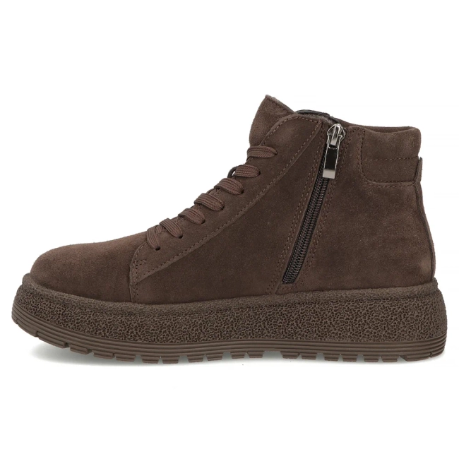 Leather platform ankle boots Filippo DBT8090/26 D BR brown