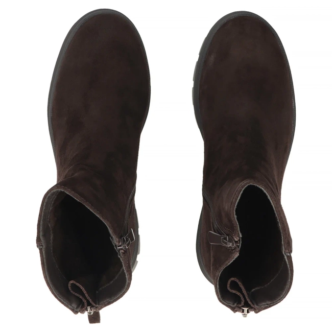 Skórzane botki Filippo DBT8313/26 D BR brązowe