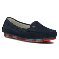 Leather loafers Filippo DP2037/22 NV RD navy blue